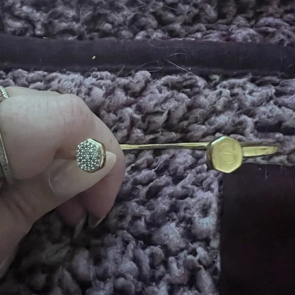 Kendra Scott Vermeil and diamond Davis bracelet - Picture 1 of 3